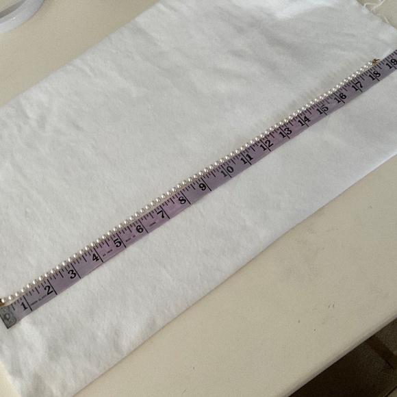 TIFFANY & CO Signature 18K YG Clasp Akoya Pearl Strand Necklace - Picture 6 of 14